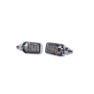 LED Mini Blinker PICCO verchromt E-geprüft Paar