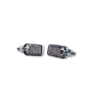 SHIN YO LED-Blinker PICCO, verchromt Kunststoff, chrom