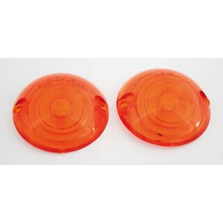 SHIN YO Blinkergläser für OCHSENAUGEN Blinker, gelb Kunststoff, gelb