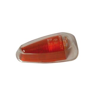 - Kein Hersteller - Ersatzglas transparent, mit gelbem Reflektor für Mini-Blinker 202-860