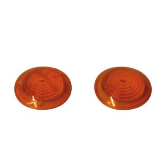 SHIN YO Blinkergläser (Paar) für 1 Stck. BULLS-Eye-Blinker, gelb Kunststoff,