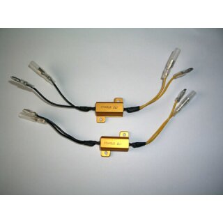 Leistungswiderstand 25 W- 68 Ohm mit Kabel Paar