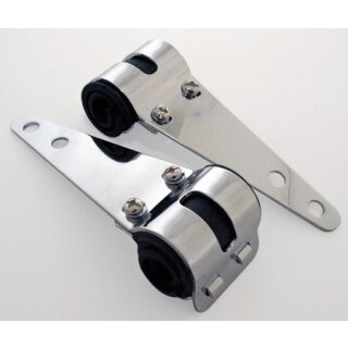 - Kein Hersteller - Universal-Lampenhalter, chrom