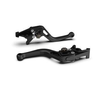 LSL Bremshebel BOW R16R, kurz,schwarz perlgestrahlt/anthrazit Aluminium, schwarz perlgestrahlt