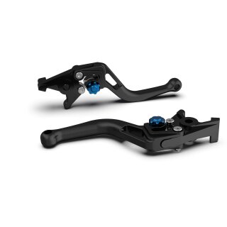 LSL Bremshebel BOW R19R, kurz,schwarz perlgestrahlt/blau Aluminium, schwarz perlgestrahlt
