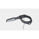DAYTONA Gabelschellensatz mit Blinkerhalter Aluminium schwarz 41 mm