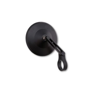 HIGHSIDER MONTANA-BLAST Lenkerendenspiegel Aluminium, schwarz perlgestrahlt