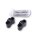 LSL Distanz-Bock Set 35mm, schwarz Aluminium, schwarz