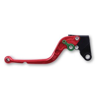 LSL Kupplungshebel Classic L12, rot/grün, lang Aluminium, rot