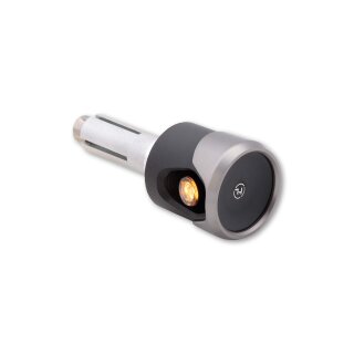 HIGHSIDER AKRON-FLASH LED Lenkerendenblinker/Positionslicht Aluminium, titan