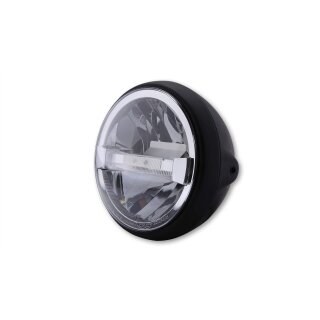 HIGHSIDER LED Scheinwerfer BRITISH-STYLE TYP 4 Stahl, schwarz