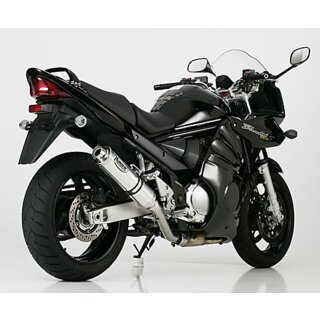 HURRIC Supersport Auspuff SUZUKI GSF 1200 Bandit 2001 bis 2005 silber