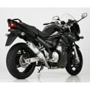 HURRIC Supersport Auspuff SUZUKI GSF 1200 Bandit 2001 bis 2005 silber