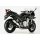 HURRIC Supersport Auspuff SUZUKI GSX 1250 FA 2010 bis 2016 silber