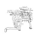 HEPCO & BECKER Hauptständer Breva V 750 ie /...