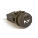 Hupenknopf zum Festklemmen, schwarz, D=17 mm