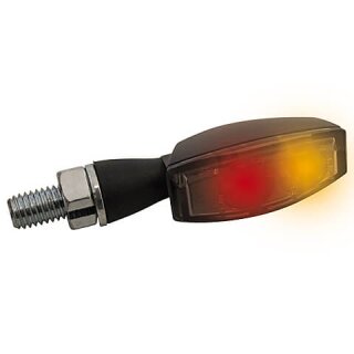 HIGHSIDER LED Rück-, Bremslicht, Blinker Einheit BLAZE, schwarz, getönt