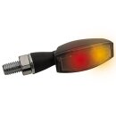 HIGHSIDER LED Rück-, Bremslicht, Blinker Einheit BLAZE, schwarz, getönt Aluminium, schwarz