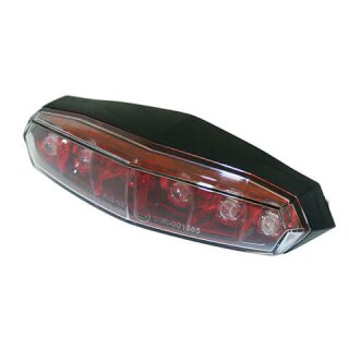 KOSO Mini LED Rücklicht rot + klar E-geprüft