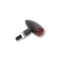 HIGHSIDER LED-Rücklicht MICRO-BULLET, schwarz, rot Aluminium, schwarz