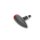 HIGHSIDER LED-Rücklicht MICRO-BULLET, schwarz, rot Aluminium, schwarz