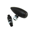 HIGHSIDER LED-Rücklicht MICRO-BULLET, schwarz, getönt Aluminium, schwarz