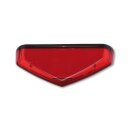 SHIN YO LED Rücklicht, rotes Glas Kunststoff, schwarz
