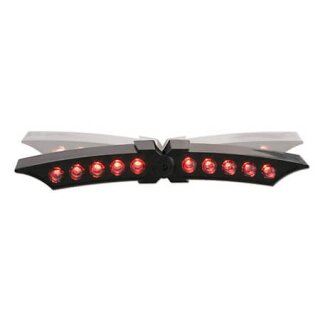 SHIN YO LED-Rücklicht X-WING, schwarzes Gehäuse Kunststoff, schwarz