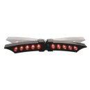 SHIN YO LED-Rücklicht X-WING, schwarzes Gehäuse Kunststoff, schwarz