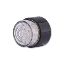 SHIN YO LED-Mini-Rücklicht BULLET, rund mit schwarzem Gehäuse Kunststoff, schwarz