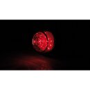 SHIN YO LED-Mini-Rücklicht BULLET, rund mit schwarzem Gehäuse Kunststoff, schwarz