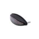SHIN YO MICRO-L.A.,LED-Rücklicht, schwarz, mit Nr.-Schildbeleuchtung. Kunststoff, schwarz