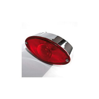 Motorrad Rücklicht CAT-EYE ABS verchromt E-geprüft