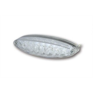 SHIN YO NUMBER1 LED Mini Rücklicht, mit Kennzeichenbeleuchtung, klares Glas. Kunststoff,