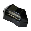 Motorrad LED Nummernschildbeleuchtung ALU schwarz...
