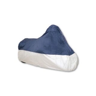 Abdeckplane, Groesse S, Polyester, blau/silber