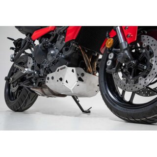 Motorschutz Silbern. Yamaha Tracer 9 / GT (20-) / GT+ (22-).