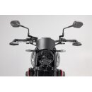 Hebelschützer mit Windabweiser Schwarz. Triumph Trident 660 (21-).