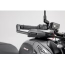 Hebelschützer mit Windabweiser Schwarz. Triumph Trident 660 (21-).