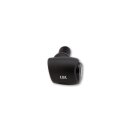 LSL NOVA-PRO LED Rück-, Bremslicht, Blinker Aluminium, schwarz perlgestrahlt