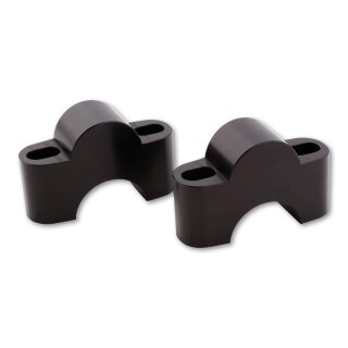 LSL Klemmbockerhöhung 25mm für Ø28,6mm Lenker Aluminium, schwarz