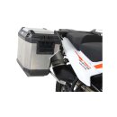 HEPCO & BECKER Kofferträgerset Cutout Edelstahl inkl. Xplorer Cutout silber Kofferset für KTM 890 Adventure (2021u