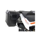 HEPCO & BECKER Kofferträgerset Cutout Edelstahl inkl. Xplorer Cutout schwarz Kofferset für KTM 890 Adv. (2021-)