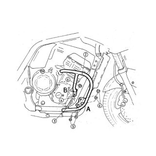 HEPCO & BECKER Motorschutzbügel FZS 1000 Fazer bis Bj. 2005