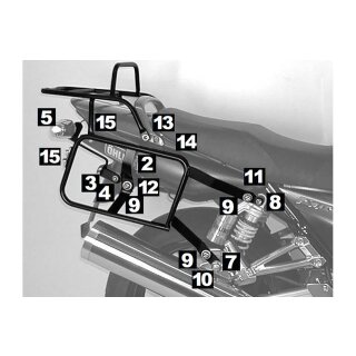 HEPCO & BECKER Komplett-Träger Lock it XJR 1300 Bj. 2007 - 2014