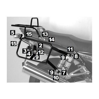 HEPCO & BECKER Komplett-Träger Lock it XJR 1300 Bj. 2004 - 2006