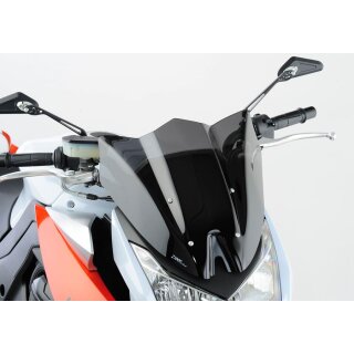 Naked-Bike-Scheibe KAWASAKI Z1000 2010 bis 2013 schwarz getönt (durchsichtig)