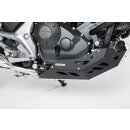 Motorschutz Schwarz/Silbern Honda NC700 / NC750 ohne DCT