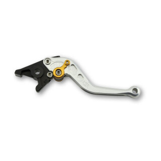 LSL Kupplungshebel L73R, kurz, silber/gold Aluminium, silber