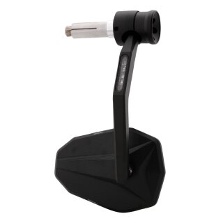 HIGHSIDER VICTORY-X RIM Lenkerendenspiegel mit LED Blinker Aluminium, schwarz